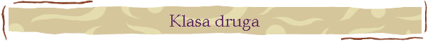 Klasa druga