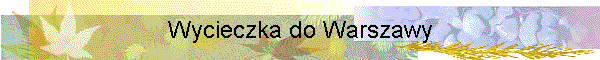 Wycieczka do Warszawy